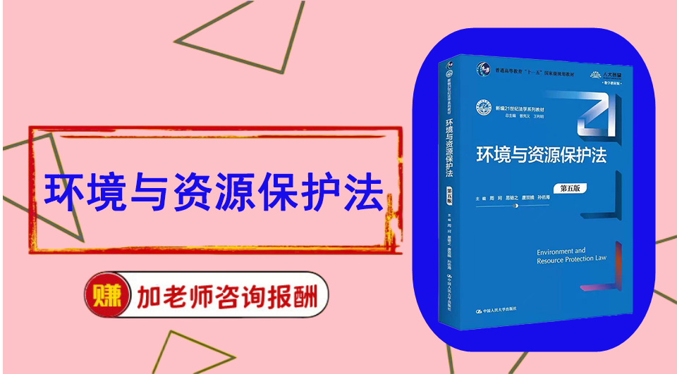 《环境与资源保护法》思维导图资料制作