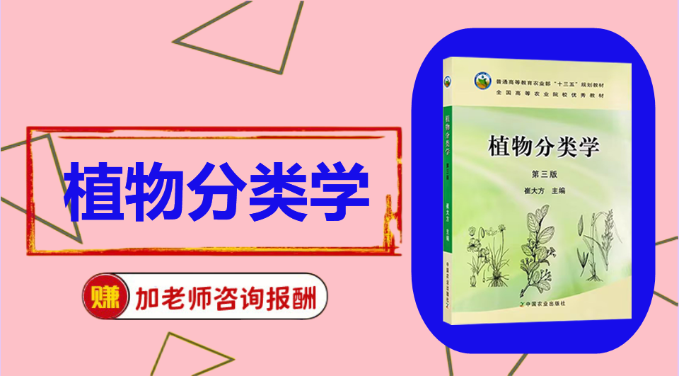 《植物分类学》思维导图资料制作